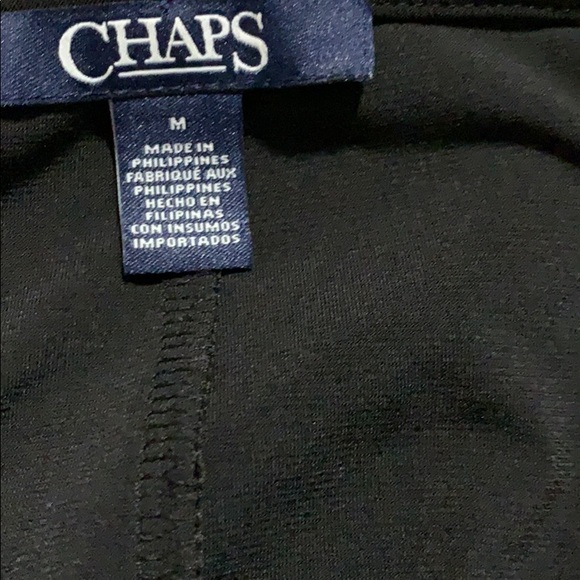 Chaps black dress with wrap style - Picture 6 of 8